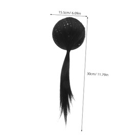 Baluue Ponytail Hair Extensions Volume Boosting Hair Pad for Effortless Fullness Seamless Synthetic Hair for Weddings Parties Daily Styles Enhancer