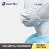 SECURE PLUS N95 mask breathable filtration efficiency ≥ 95% particulate