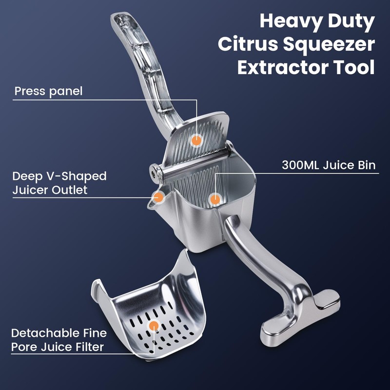 Lemon Squeezer Heavy Duty Juicer Hand Press Premium Quality Lemon