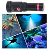 XHP70 5000lm Diving Lights Aluminum Alloy 100m IPX6 Waterproof Underwater