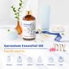 HIQILI 100ML Geranium Essential Oil for Skin, Diffuser & Candle,