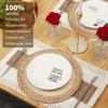 Handmade Boho Placemats Set of 6 | Natural Woven &