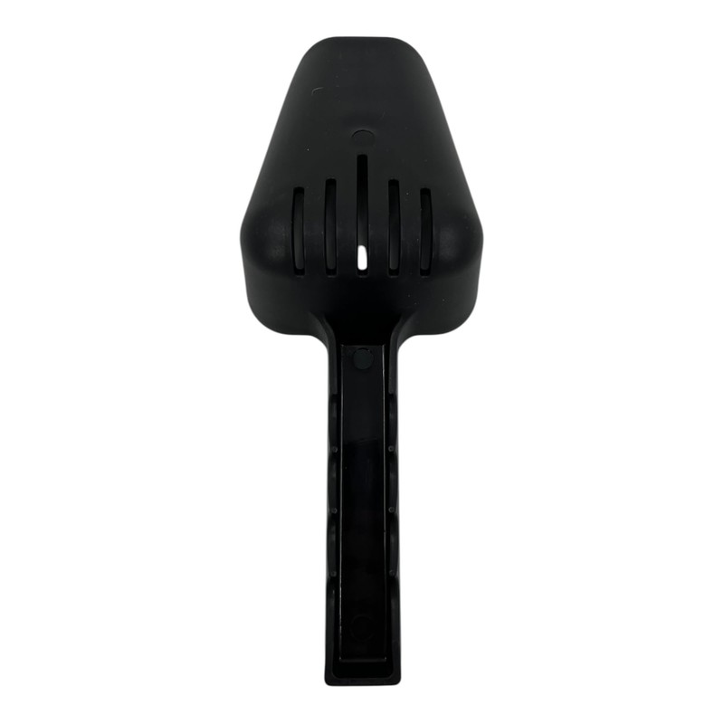 Slotted Ice Scoop 10 oz, Black Plastic, Plastic Scoop, Ice