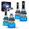 AUIMSOCO 4x 9005+9006 LED Combo Lights Bulbs High Low Beam
