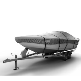 Seal Skin Covers Universal Boat Cover, Waterproof Marine-Grade Cover for 14'-16'L x 90" W (Beam), Heavy-Duty & UV-Resistant, Ideal for Bass Boats, V-Hull, Fishing & Runboat