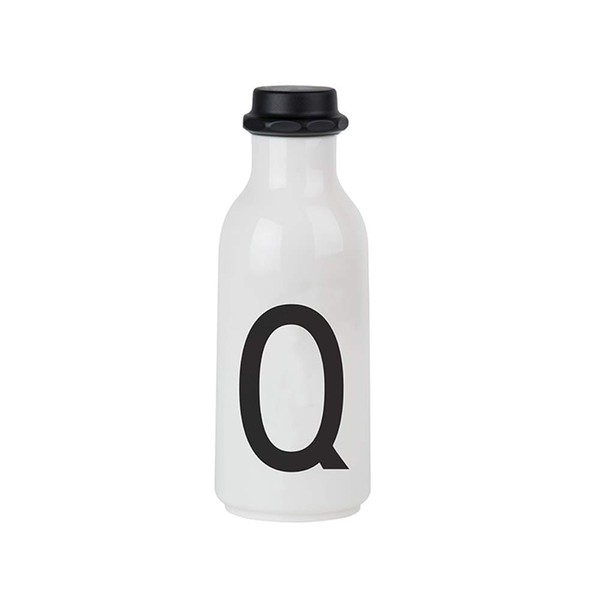 Design Letters Personal Water Bottle, White (Q), BPA-Free, 500 ml,