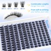 Wispy Lash Clustes 10-16mm Cluster Eyelash Extensions DIY Cluster Lashes