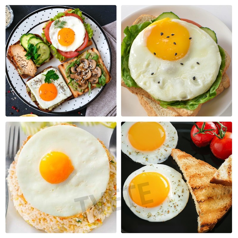 TVETE Fried Egg Mold, Stainless Steel, Egg Ring, Fried Egg