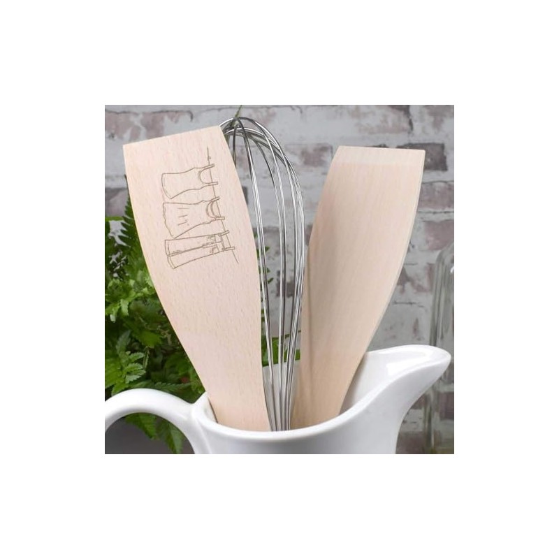 Large 'Clothesline' Wooden Cooking Spatula (SA00024710)