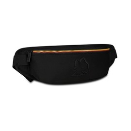 AS Roma Boys Seven Black Belt Bag with Adjustable Waist Belt Travel Leisure Black 35 x 12 x 8 cm Modern, black, Modern