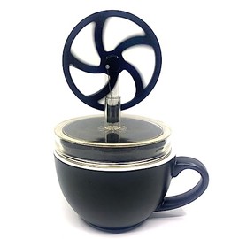 Usmile Low Temperature Difference Stirling Engine Heat Engine with Plastic Wheel Desk Steam Engine Mechanical Education STEM Toy Model Run Off Boiling Water Gift