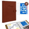 Race Bib Album Book with 40 Protective Sleeves, Runner's Bib