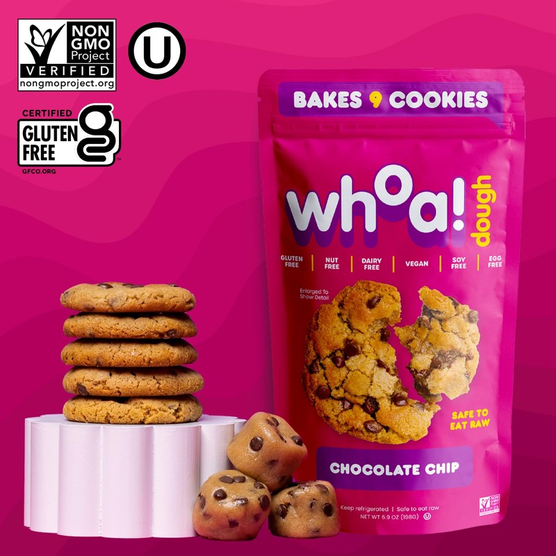 Whoa Dough Ready to Bake Cookie Dough Chocolate Chip –