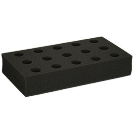 Benchmark Scientific BV1010-25 Tube Rack for BenchMixer XL Multi Tube Vortex Mixer, 15 x 25ml Tube