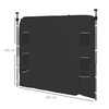 Outsunny Gazebo Side Panel, Canopy Sidewall Panel with 4 Mesh