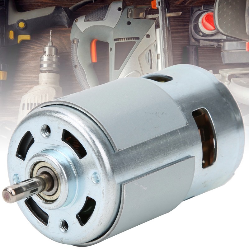 12V - 24V DC Electric Drill Motor 775 Single Ball