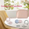 Gripebao 2 Pack Travel Contact Lens Case Kit Leak Proof,