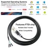 DTECH USB to TTL Adapter FTDI Chip 3.3V 3 Pin
