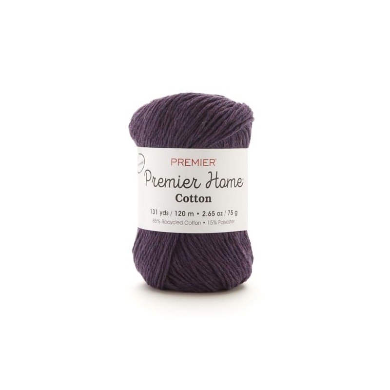 Premier Yarns Home Cotton Yarn - Solid-Eggplant