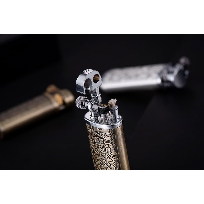 Mini Kerosene Lighter Creative Retro Old-Fashioned Grinding Wheel Lighter Men's