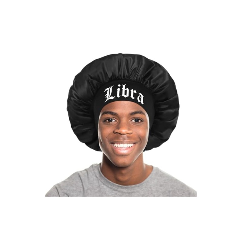 Constellation Print Satin Sleep Bonnet, Soft Comfortable Sleeping Bonnet, Make