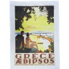 Half a Donkey Edipsos, Greece – Retro Style Travel Poster