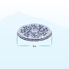 Stompgrip Premium Snowboard Stomp Pad | Pizza | Vice Collection | 3D Decal | Clear