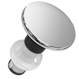 972098A Drain Stopper Polished Chrome Sink Stopper, Drain Sink Plug Part Push & Seal Drain Stopper Assembly 35338-06XX
