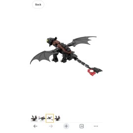 CYSNATU Toothless Dragon Train Building Block Set, Animal Dragon Figure Model Toys, Coll