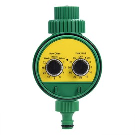Watering Timer, Multi-functional Electronic Two Dial Digital Automatic Irrigation Timer Controller Hose Sprinkler for Garden Watering System