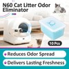10 Pcs N60 Odor Eliminator Compatible with Petkit Ultra Max