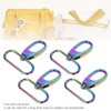 10Pcs Keychain Clasp 38mm Firm Rust Proof Bright Luster Simple