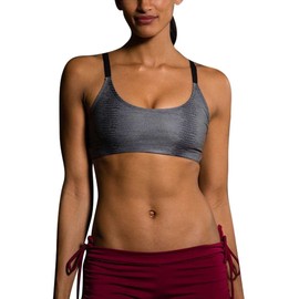 ONZIE Yoga CAGE Back Bra 316 Charcoal Snake (Charcoal Snake Onzie, Small/Medium)