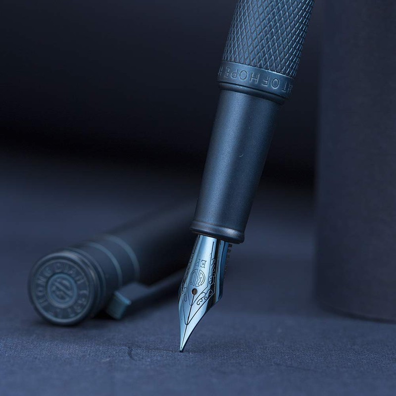 Hongdian Dark Blue Forest Fountain Pen Extra Fine Nib Classic