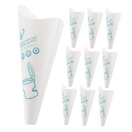 Kisangel Portable Female Urinal Funnel 12pcs Disposable Urinal Funnels for Women Outdoor Hiking Gear Easy to Use for Travel Adventure