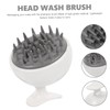 WOONEKY 2pcs Scalp Massager Brush Portable Scalp Scraper for Dry/wet