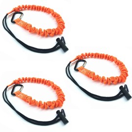 LHKJ 3pcs Retractable Safety Tool Lanyard with Carabiner, Elastic Cord, Retractable Safety Cords