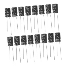 Baluue 60pcs Electrolytic Capacitor Kit Polarized Capacitors for Car Low Impedance Heat Resistant for Electronics Projects