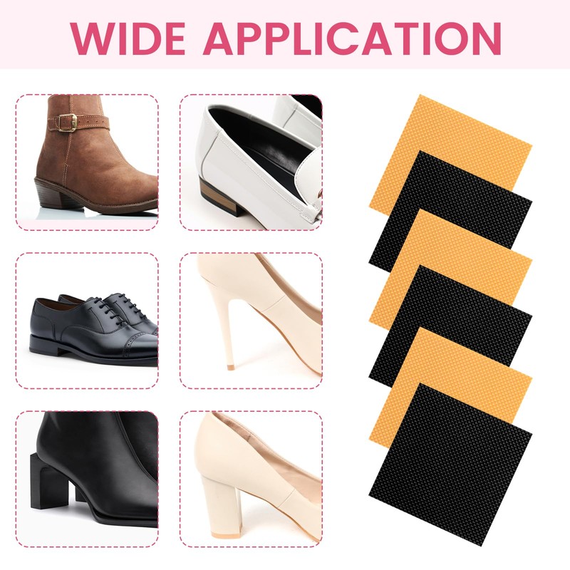 LIQWEI 8 Pcs High Heels Patch, Square High Heel Replacement