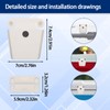 Goktvai Cooler Hinges Replacement Kit, Camping Accessories for Igloo Including