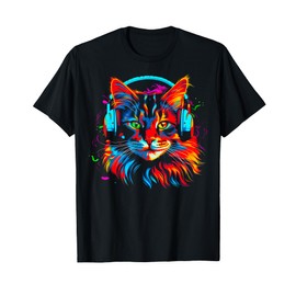 Maine Coon Cat DJ T-Shirt