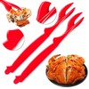 6Pcs Crab Legs Crackers - Crackers Picks Tools Set for