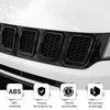 Compatible with Jeep Compass 2017-2020, 7PCS Mesh Grille Inserts Grill
