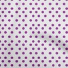oneOone Velvet Purple Fabric Polka Dot Quilting Supplies Print Sewing