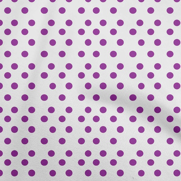 oneOone Velvet Purple Fabric Polka Dot Quilting Supplies Print Sewing