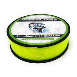 Reaction Tackle Monofilament Fishing Line Yellow 50/1230 (1LB Spool)
