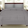 Sweet Home Collection White Goose Down Alternative Comforter, Full, Gray