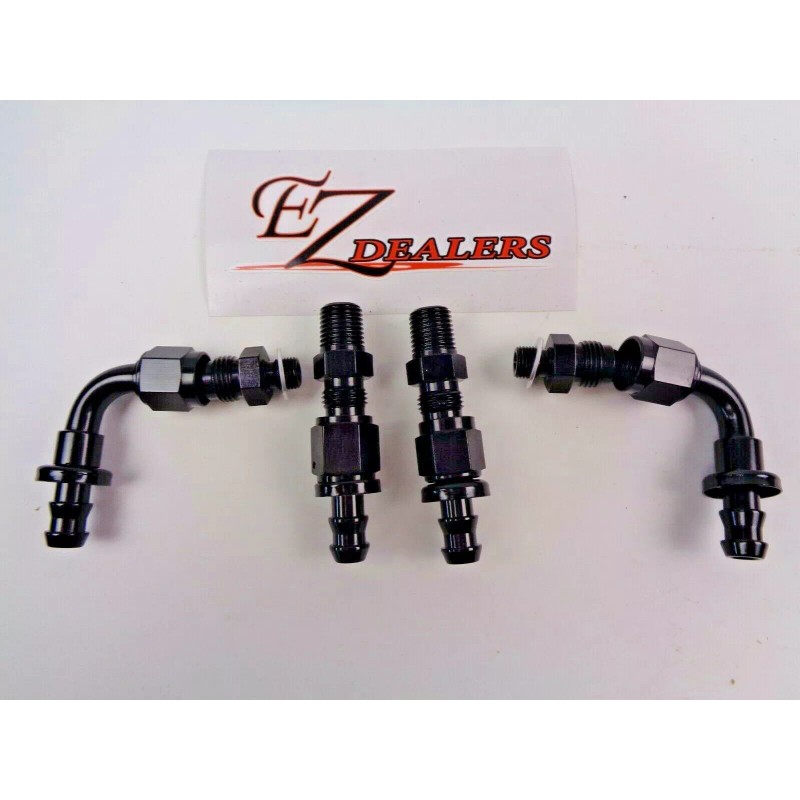 Automatic Transmission Replacement Ford C4/C6 Cooler Lines -6AN Push Lock