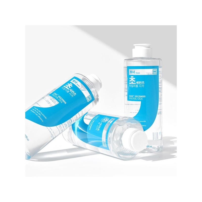 Cho Seconds Xylitol Cica Skin Toner 500ml / Cooling, Moisturizing,