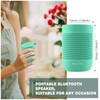 Portable Bluetooth Speaker, COMISO Small Wireless Shower Speaker 360 HD